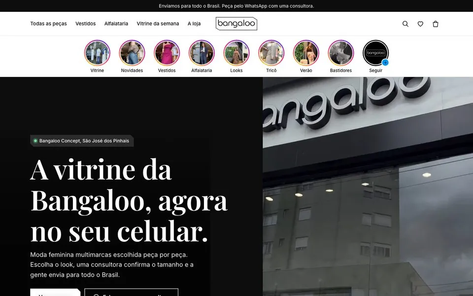 Site Bangaloo criado pela Adapt Media